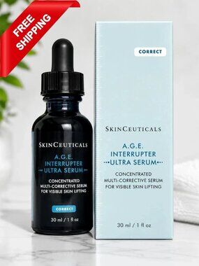 SkinCeuticals AGE A.G.E. Interrupter Ultra Serum Full Size 1 OZ Sealed brand.